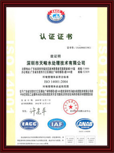 2004认证书